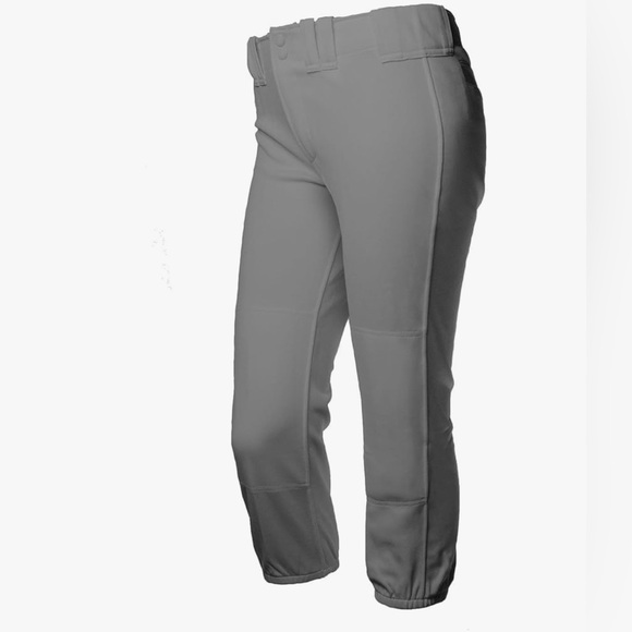 Rip-It Girls Youth Charcoal Grey Pro Softball Pants(set of 3)- size M - Picture 3 of 12